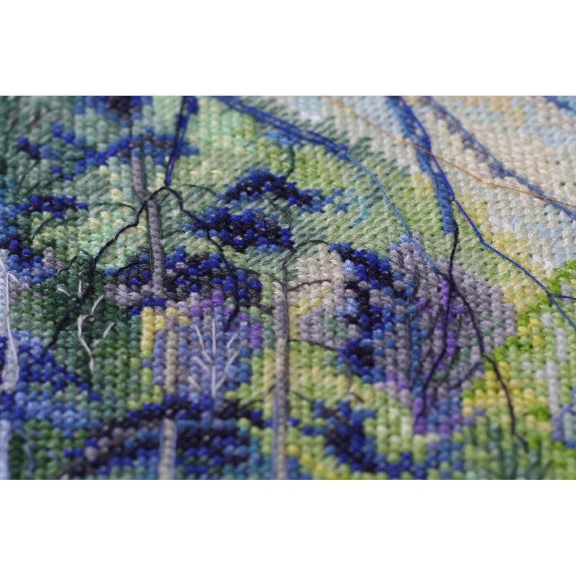 Abris Art Dawn Over the River Counted Cross Stitch Kit